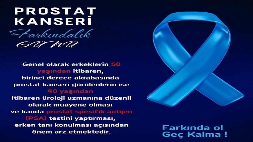15 Eylül Prostat Kanseri Farkındalık Günü Etkinliklerimiz